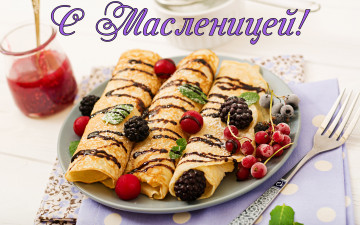 обоя праздничные, масленица, блины, тарелка