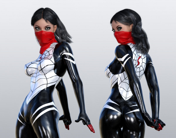 Обои картинки фото 3д графика, люди , people, фон, взгляд, девушка