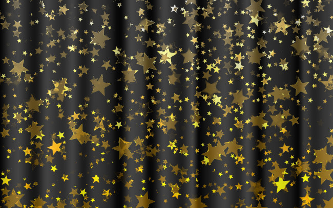 Обои картинки фото векторная графика, другое , other, текстура, фон, золото, звезды, черный