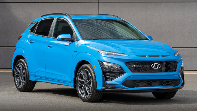 Обои картинки фото hyundai kona n line , us,  2022, автомобили, hyundai, konan, line, 2022