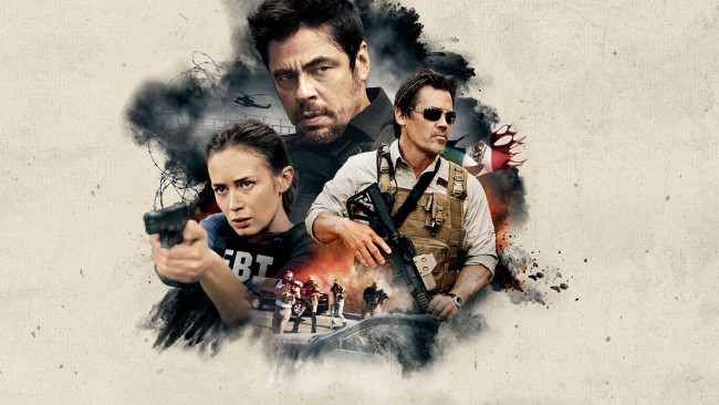 Обои картинки фото sicario , 2015, кино фильмы, sicario, убийца, боевик, триллер, драма, криминал, детектив, сша, мексика, гонконг, бенисио, дель, торо, эмили, блант, джош, бролин