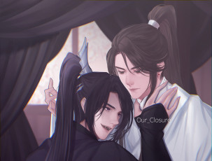 Картинка аниме the+husky+and+his+white+cat+shizun the husky and his white cat shizun