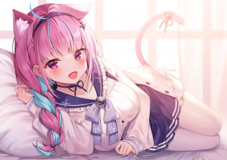 Картинка аниме virtual+youtuber виртуальный ютубер