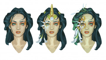 Картинка фэнтези девушки девушка лицо образы