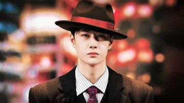 Картинка мужчины wang+yi+bo певец танцор шляпа костюм