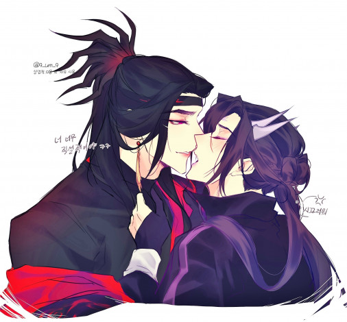 Обои картинки фото аниме, mo dao zu shi, лань, сичень, цзянь, чэн