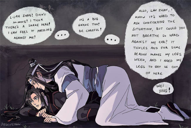 Обои картинки фото аниме, mo dao zu shi, вэй, усянь, лань, ванцзы