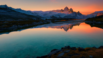 Картинка bachalp+lake switzerland природа реки озера bachalp lake