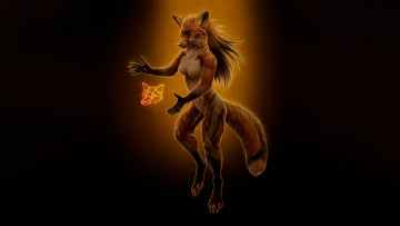 Картинка фэнтези существа лиса