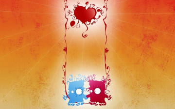 Картинка векторная+графика сердечки+ hearts сердечко лучи качели фигурки