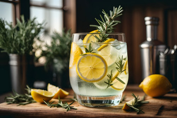 Картинка еда напитки +коктейль джин тоник