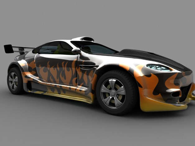 Обои картинки фото автомобили, 3д