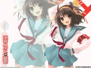 Картинка аниме the melancholy of haruhi suzumiya