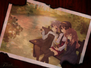 Картинка аниме the melancholy of haruhi suzumiya