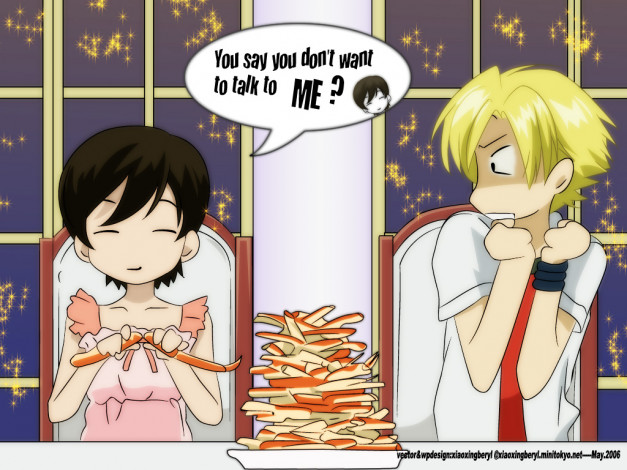 Обои картинки фото аниме, ouran, high, school, host, club