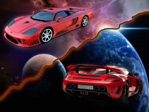 Картинка автомобили разные вместе