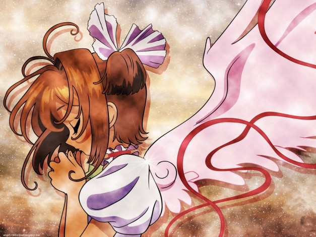 Обои картинки фото аниме, card, captor, sakura