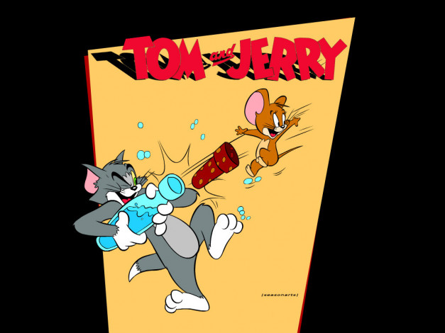 Обои картинки фото мультфильмы, tom, and, jerry