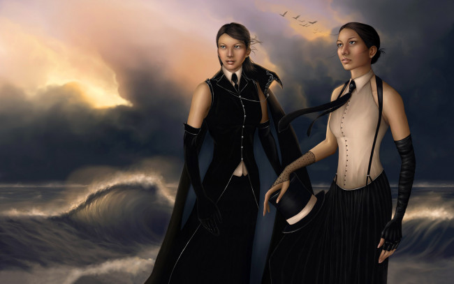 Обои картинки фото фэнтези, девушки