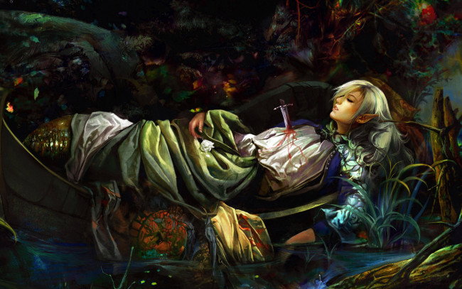 Обои картинки фото фэнтези, эльфы