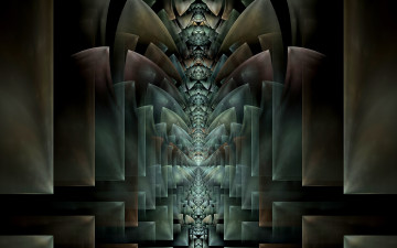 Картинка 3д графика fractal фракталы