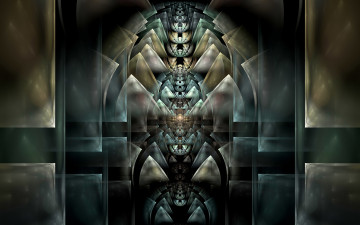 Картинка 3д графика fractal фракталы