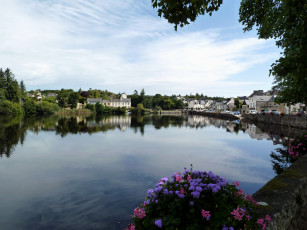 Картинка природа реки озера бретань франция