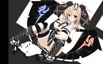 Картинка аниме angels demons уши животного игрушка девушка