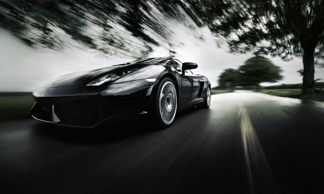 Обои картинки фото автомобили, lamborghini, дорога, ламборджини