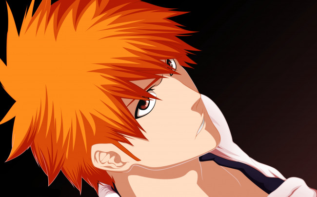 Обои картинки фото kurosaki, ichigo, аниме, bleach