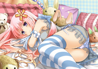 Картинка аниме *unknown другое мишки игрушки кролики