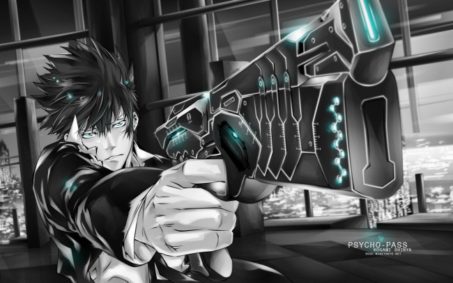 Обои картинки фото аниме, psycho, pass, psycho-pass
