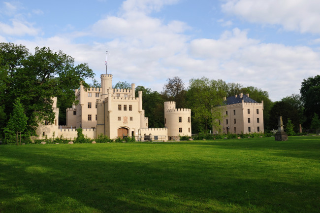 Обои картинки фото германия, chateau, letzlingen, города, дворцы, замки, крепости, парк, замок