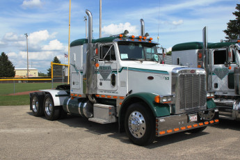 Картинка 1992+peterbilt+truck автомобили peterbilt company сша тягачи классические грузовики motors седельные