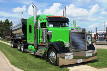 Картинка 1999+kenworth+truck автомобили kenworth+ выставка улица company truck автобусы сша kenworth