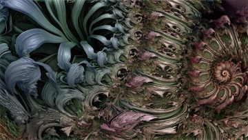 Картинка 3д+графика fractal+ фракталы фон цвета узор