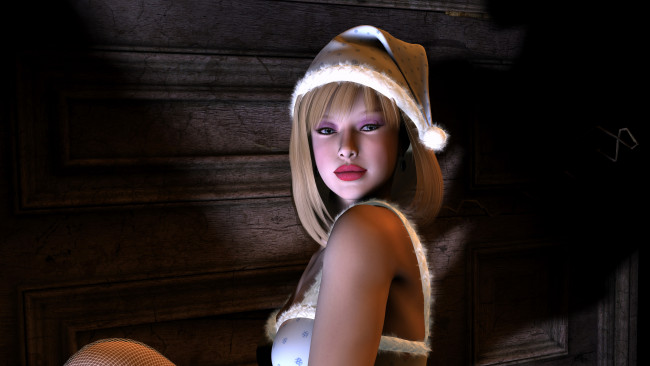 Обои картинки фото 3д графика, people , люди, взгляд, девушка