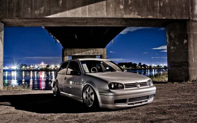 Обои картинки фото автомобили, volkswagen, golf