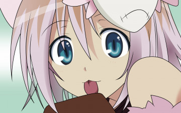 Картинка аниме yumekui+merry язык ошейник маска девушка spica