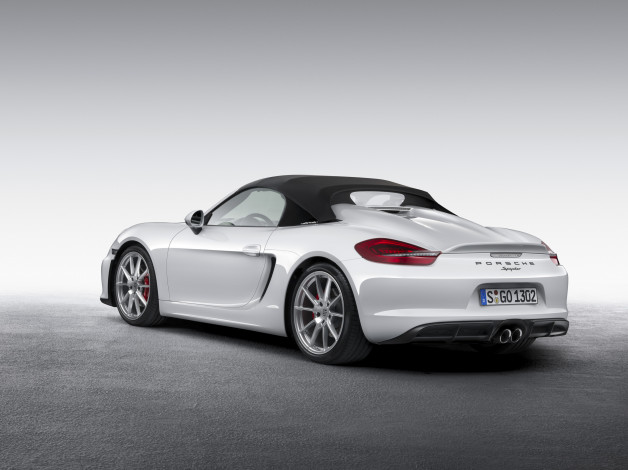 Обои картинки фото автомобили, porsche, 2015г, 981, spyder, boxster