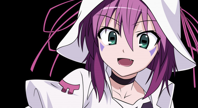 Обои картинки фото аниме, yumekui merry, татуировка, шляпа, девушка, ленты, merry, nightmare