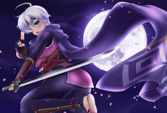 Картинка аниме оружие +техника +технологии yukari0080 девушка меч