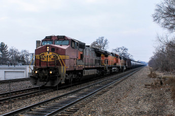 Картинка техника поезда локомотив рельсы состав