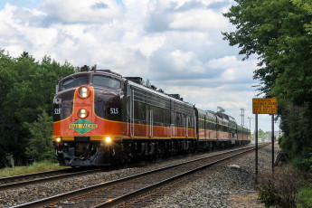 Картинка техника поезда состав рельсы локомотив