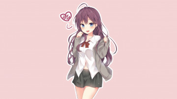 Картинка аниме idolm@ster девушка взгляд фон