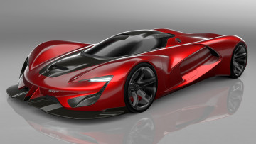 Картинка srt+tomahawk+concept автомобили 3д srt tomahawk vision gran turismo красный concept