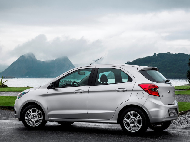 Обои картинки фото автомобили, ford, ka, br-spec, 2014г, светлый