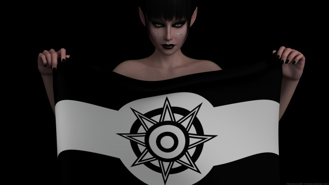 Обои картинки фото 3д графика, эльфы , elves, эльфийка, взгляд, фон