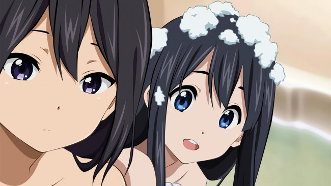 Обои картинки фото market tamaki, аниме, девушки, взгляд, фон