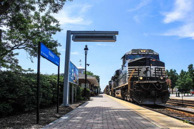 Обои картинки фото техника, поезда, состав, локомотив, рельсы